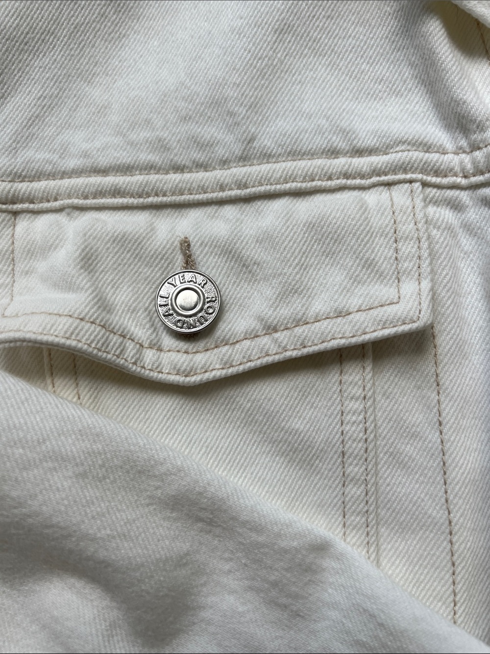 Fabulous AYR White Denim Jacket - Picture 3 of 5